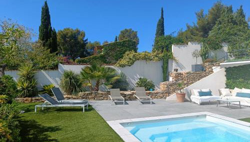 Villa contemporaine Piscine chauffée,pétanque, Clim - Foto 3, Garden view