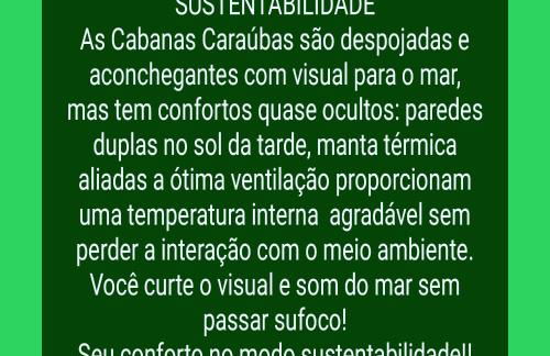 Cabanas Caraúbas - frente para o mar, ar & Tv - Foto 45