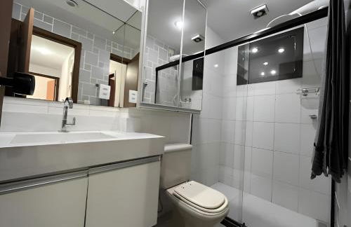 Sensacional Flat pé na areia na Praia da Costa - Foto 14