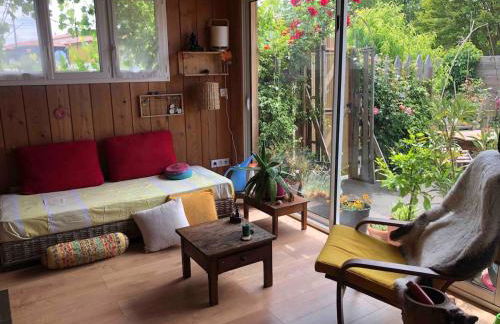 Deux studios bois terrasse jardin bassin et océan - Foto 10