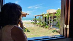 Studio pé na areia com 2 quartos, sala e cozinha - Foto 5