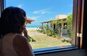 Studio pé na areia com 2 quartos, sala e cozinha - Foto 5