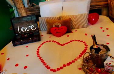 La jungle insolite, SPA, Écran cinéma, Lit à baldaquin king size, day use, 10 min centre - Foto 15