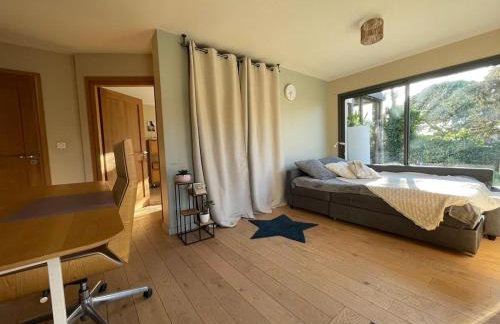 Glass and wood designer villa with garden in centertown - Foto 37