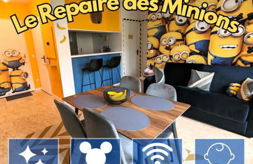 Le Repaire - 10min Disney - Familial - Centre Ville - Foto 1
