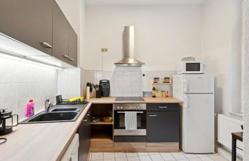 Larooms Halle - Apartment KU11 - 2 Schlafzimmer - 4 Betten - Waschmaschine & Trockner - Foto 17