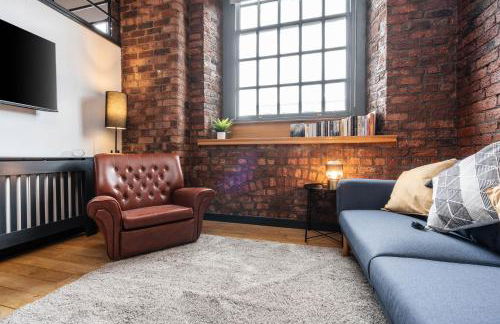 Liverpool Warehouse Flat - Sleeps 5, WiFi, Free On-Site Parking - Foto 18