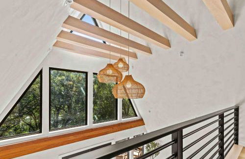 Aframe River Retreat, Sauna, Hot Tub, Workspace, New Build! - Foto 73