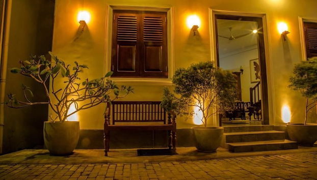 Fassade der Unterkunft