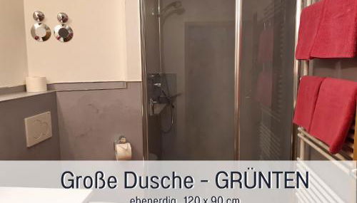 Bauernhof Finkel - Ferienwohnungen mit Balkon - Bergsicht - Traktor mitfahren - Tiere streicheln - entspannter Familienurlaub - zentrale Lage nahe Oberstdorf - Foto 4, Shower