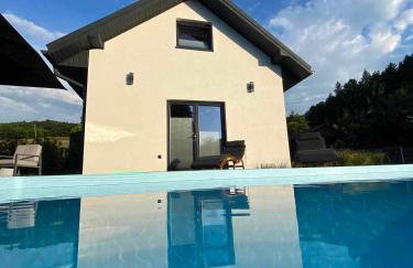 Domek Viking z prywatnym ogrzewanym basenem sauną oraz balią z jacuzzi - Foto 6