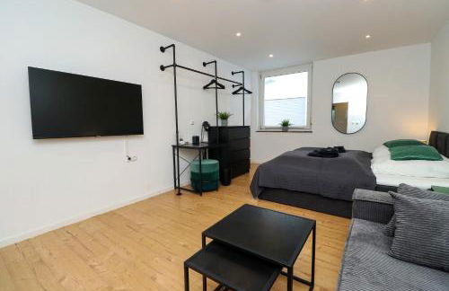 LIGHTPLACE • Große Unterkunft • 3 Schlafzimmer • Boxspring • Smart TV • Biergarten • Restaurant - Foto 9