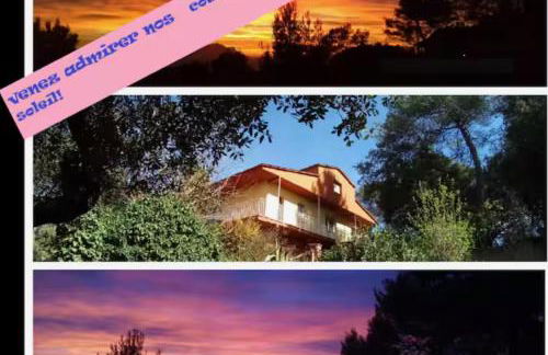 villa 7 personnes 45 mn Barcelone vue sur Montserrat - Foto 27