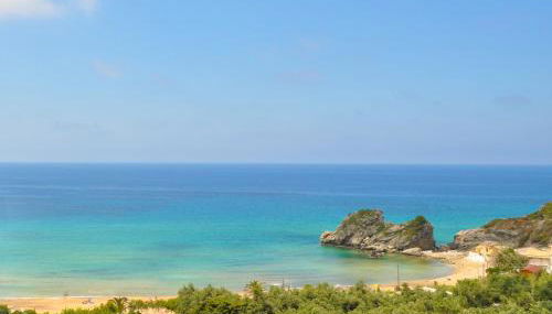 Studio Apartments With Pool Panorama sea View Pelekas Beach Corfu - Foto 4