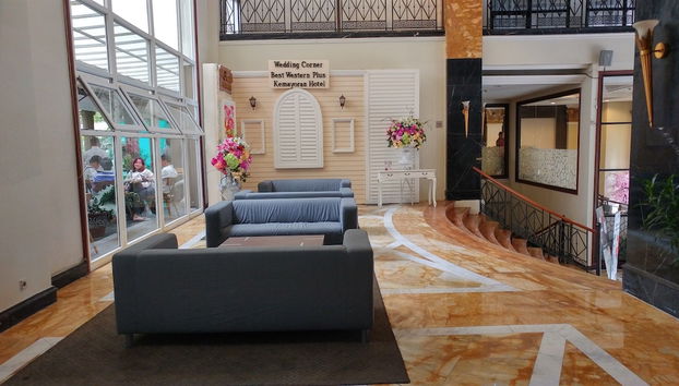 Sala de estar do lobby