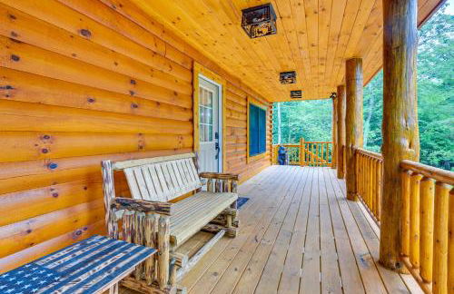 Adams Cabin with Game Room and Fire Pit - Foto 27