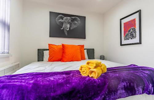 Birmingham Apt-sleeps 4-walk to City Centre-pets - Foto 91