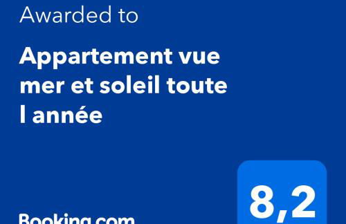 Appartement vue mer et soleil toute l année - Foto 12