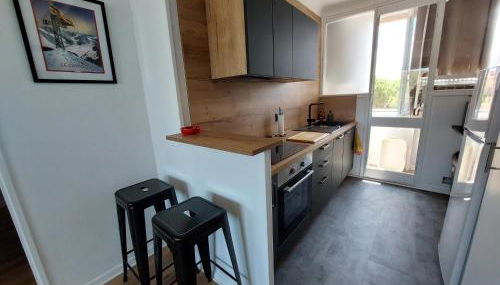 Très belle vue mer T3 tt confort clim 4 pers, proche plages - Foto 4, stove, dishwasher, toaster