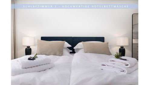 Apartment Leinetal - bester Schlafkomfort in hochwertiger Hotelbettwäsche, 3 Zimmer - große Küche, Duschbad & Parkplatz - Foto 3