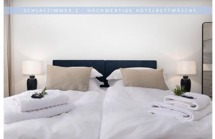 Apartment Leinetal - bester Schlafkomfort in hochwertiger Hotelbettwäsche, 3 Zimmer - große Küche, Duschbad & Parkplatz - Photo 3