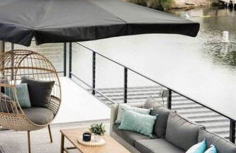 Luxury Lake LBJ Waterfront Home with Hot Tub and Boat Slip - Foto 47