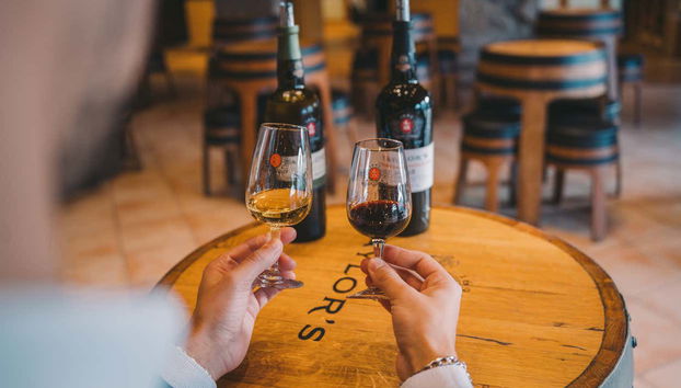 Você degustará dois tipos de vinho