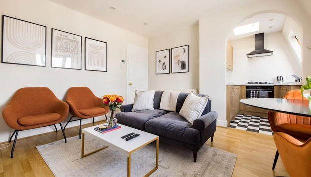 The London Crib - Relaxing 1bdr Flat With Terrace - Foto 4, Habitación