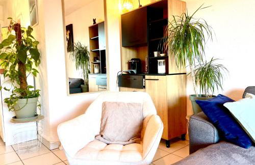 Bel Appart avec 2 chambres - Parking et Clim - Métro Argoulets - Photo 8