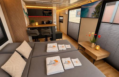 Hausboot mit Sauna - TraumZeitBoot Heidi - exklusiver Festlieger in perfekter Lage am Scharmützelsee Bad Saarow - Photo 8