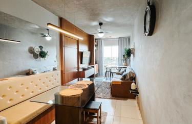 Apto em condomínio, vista lagoa - Foto 1