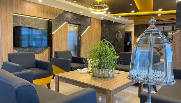 Zona de estar del vestíbulo