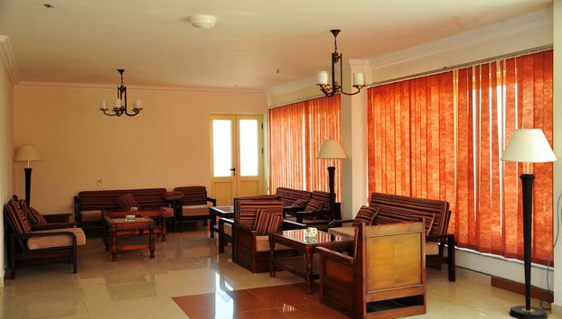 Zona de estar del vestíbulo