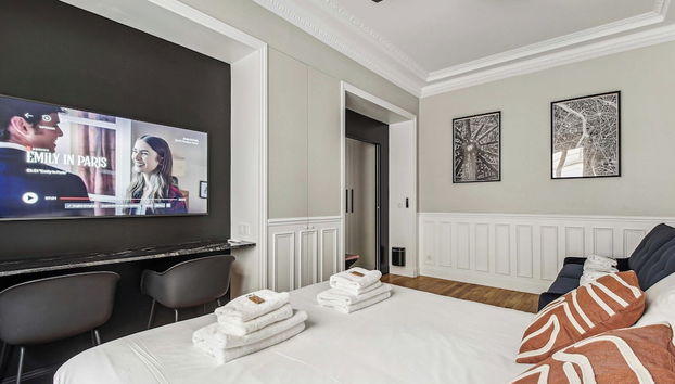 Elegant Apartment -1br/6p - Arc de Triomphe - Foto 3, Habitación