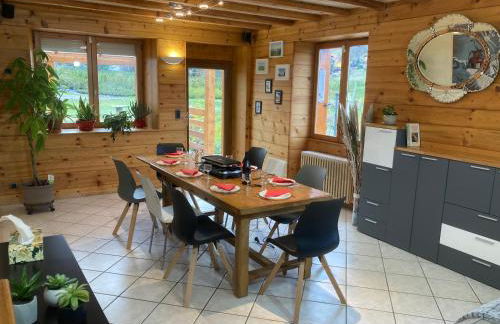 l'Echo des Glieres vue montagne centre village sauna & grill - Foto 9