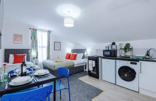 Jephsons Lodge Studio 9 - WiFi, 5 Mins Walk to Town Centre, Free Parking, Netflix, Prime & Disney - Foto 27