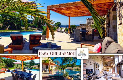 Casa Guillarmou - Évasion Enchantée avec Piscine Chauffée, Spa & Clim - Vue Exceptionnelle - Foto 1