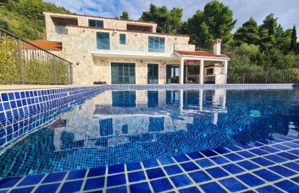 Magnificent new Villa Tofta on Lopud, Croatia. Sea views from the infinity pool - Photo 39