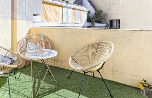 CENTRE VILLE-GRAND APPARTEMENT DE 50 M2 - COSY AVEC TERRASSE -Wifi - Foto 21