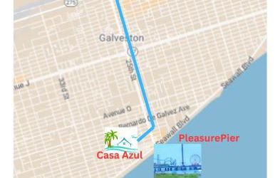 Experience Galveston- Only 1 Block to Beach & Pleasure Pier- 2BED 2Bath-6Beds-7 Minutes to Cruise Port-CasaAzul-2605A- - Foto 15