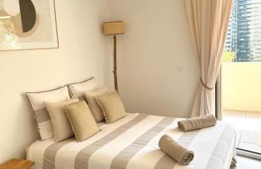 Luxueux Studio Neuf - Frontière Monaco - Piscine - Parking privé - Foto 21