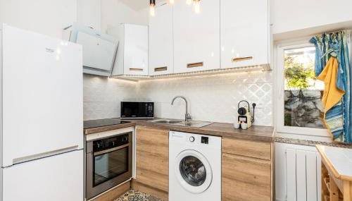 CONCORDIA - Agréable deux pièces - Menton Garavan - Vue Mer - Foto 3, stove, dishwasher, toaster