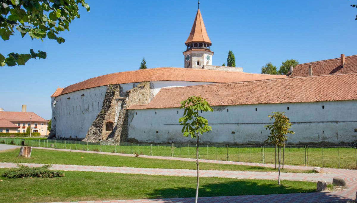 Esterno della chiesa fortificata di Prejmer