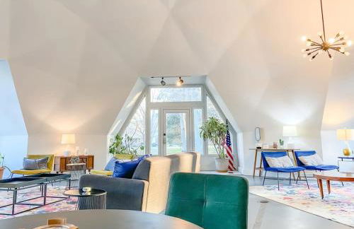 Bell Circle Eccentric Geodesic Dome-Home - Foto 18