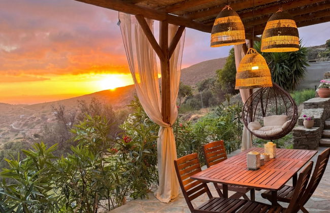 Villa Kotseli: Traditional Stone House with Pool & Sunset Sea Views - Foto 22