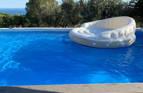 Il Casale villa con piscina e giardino vista mare - Foto 25