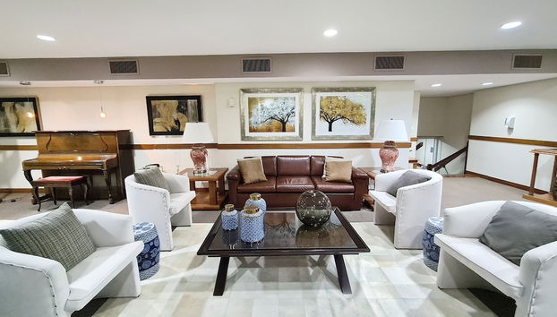 Coin salon dans le hall