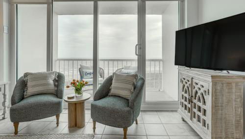 Pool and Beach Access Oceanfront Galveston Condo - Foto 5