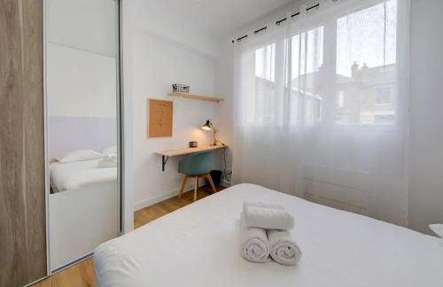Le Green, appartement rénové, 4 chambres et jardin - Foto 16