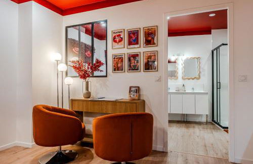 L'Écrin Rouge Escapade Romantique et Balnéo Privé - Foto 26